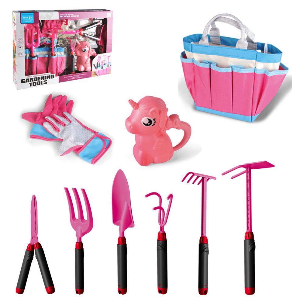 Children's Dinosaur Gardening Set with Apron & Watering Can