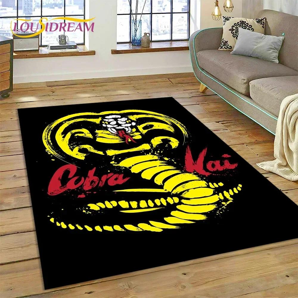 Cobra Kai Classics Телевизионный Ковер Amanda Karate для Спальни Гостиной Домашний Декор Дивана, Игровой Большой Декоративный Коврик для Пола для Детей