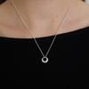 Primaute [Silver925]Daily Round Necklace