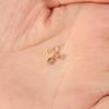 500pcs 2mm 3mm 3.5mm 4mm Big Hole Beads Copper Ball Crimp End Stopper Spacer Beads for Jewelry Making Findings DIY Supplies