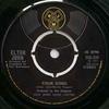 7inch Record ELTON JOHN - Your Song DJS233 DJM Records 1971 UK Rock Used