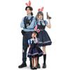 Family Parent-child Clothing, Stage Performance Clothing, Anime Cos Rabbit Clothing, Cosplay Judy Rabbit Sheriff Uniform