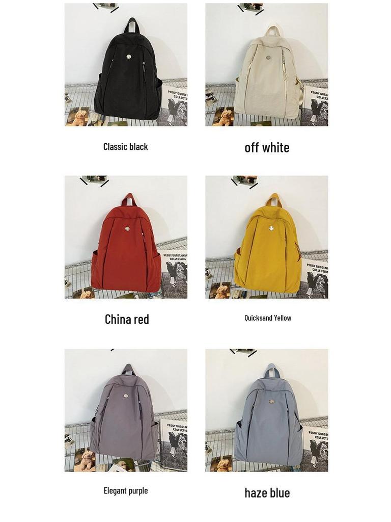 Женский ультралегкий водонепроницаемый нейлоновый дорожный рюкзак - Универсальный и красочный