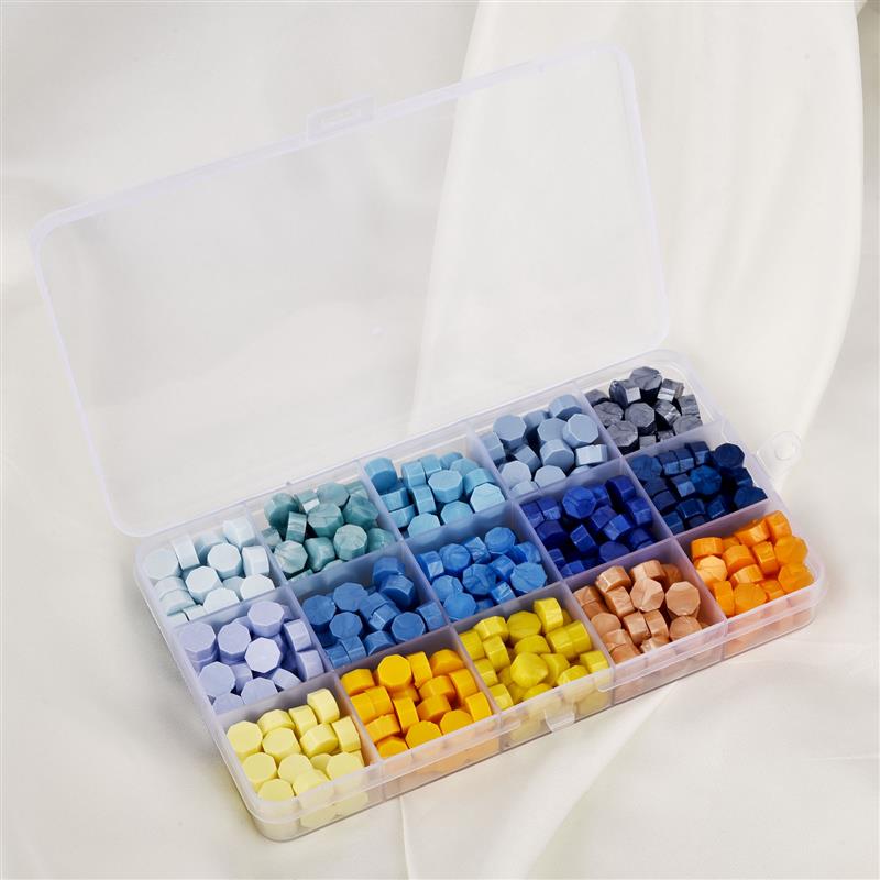 Коробка с лаковым сургучом, древняя восьмиугольная краска, сургуч, набор, бусины, самодельные поделки, приглашение, конверт, свадебная сургучная печать