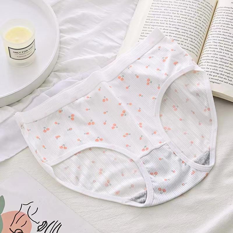 Женское хлопковое нижнее белье Сексуальные трусики-стринги Модные Мягкие Удобные Девичьи трусики Средней посадки Бесшовные трусы Женское нижнее белье