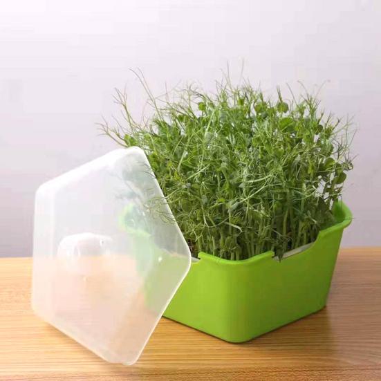 Детский горшок, простой в использовании, устойчивый к коррозии пластиковый горшок для посадки ростков, ящик для сада