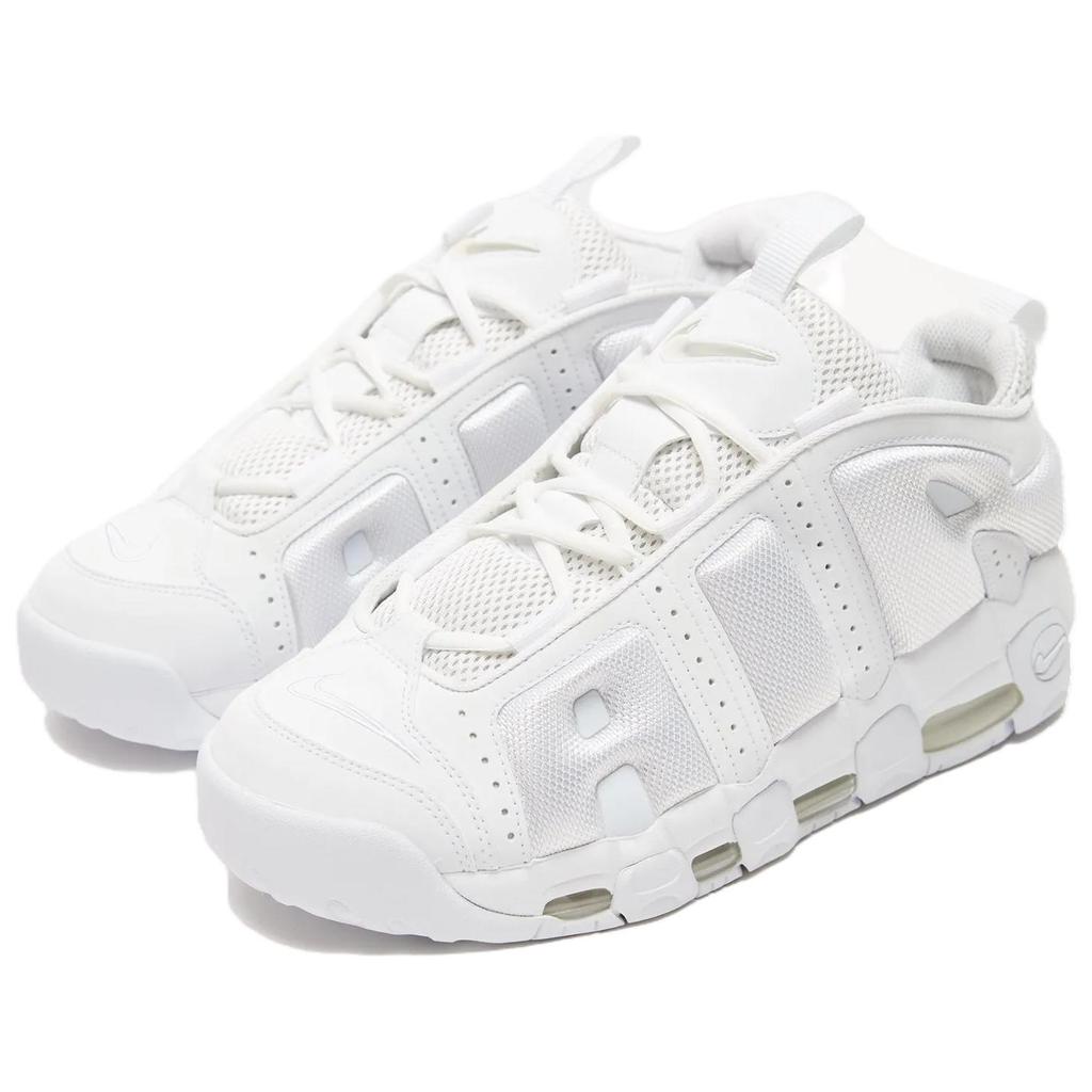 Nike Air More Uptempo Low Тройной Белый Винтажный Баскетбольный FZ3055-100