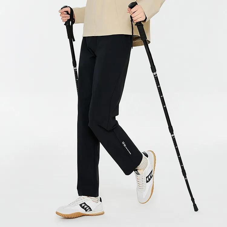 Kappa Casual Pants Women's Black-990 Moderate Straight Fit Pants (Unisex) Casual Pants K0E22AY40