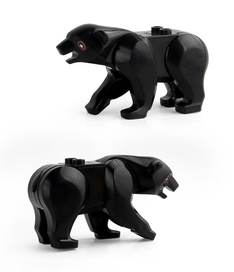 Фигурки животных Динозавры Тигр Акула Волк Обезьяна Жираф Фигурка динозавра Модель Строительные блоки Игрушки для детей Подарки для детей