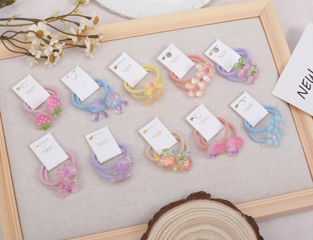 BIANHUAN Набор для волос из детских волос Волосы Детские волосы Волосы Волосы Рециталы Резинки, 10, Стильные, Милые, Аксессуары, Резинки, Ленты, Зажимы, Зажимы, Для девочек