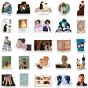 50Pcs Pride And Prejudice Graffiti Art  Vinyl Waterproof Stickers For Water Bottle Laptop Skateboard Scrapbook Luggage Kids Toy