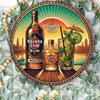 Круглый металлический настенный плакат Havana Club Декор для ржавого бара 20 см