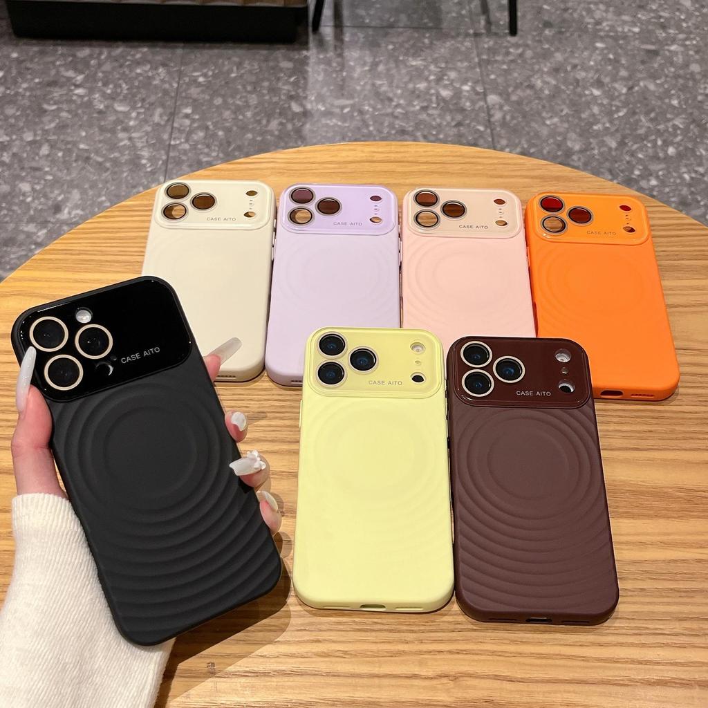 Магнитный чехол с волнообразным узором для iPhone 17 Pro Max - Совместим с 17 Large Windows, Apple 16 и iPhone 14/15.
