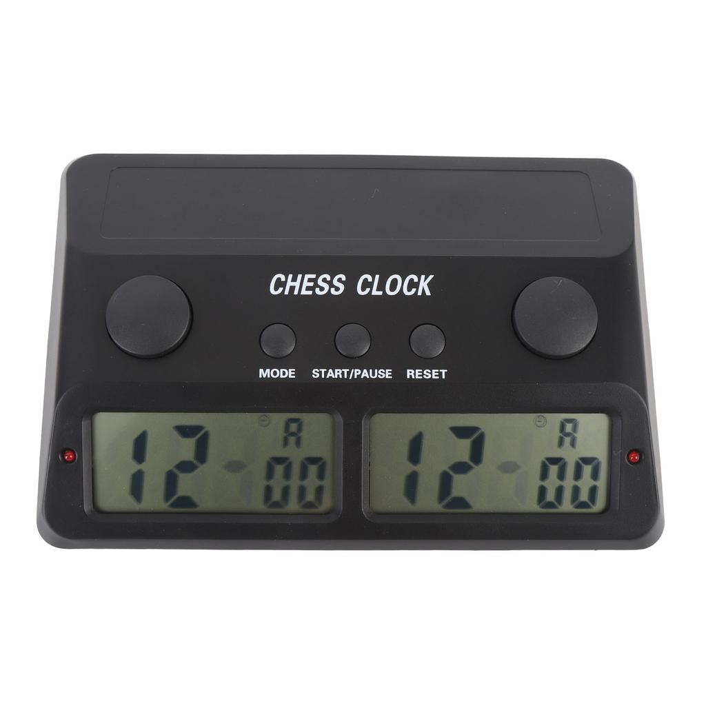 Шахматные часы 3 в 1 Цифровой шахматный таймер с обратным отсчетом, ограничением времени, функцией добавления секунд для китайских шахмат, международных