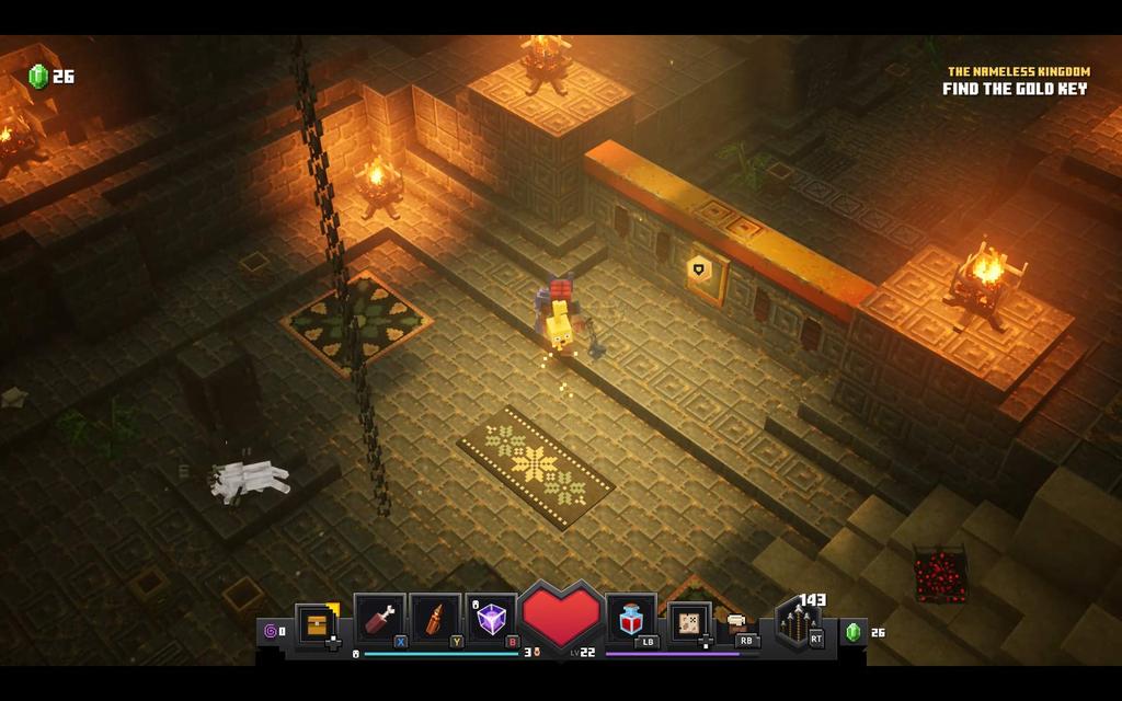 Minecraft Dungeons Hero Edition XboxOne Download Code - ([Included Items] "Hero Pass" Included)