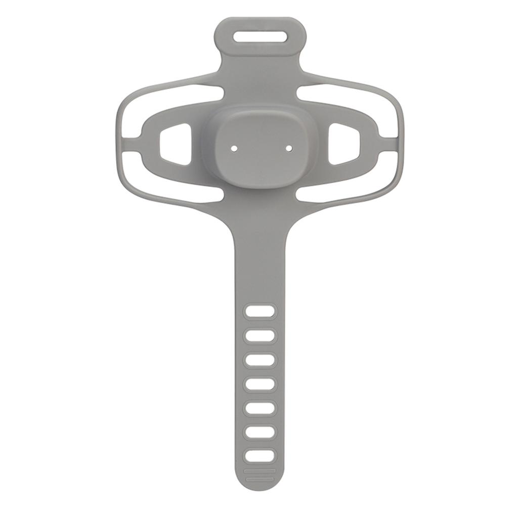 Silicone Bike Phone Mount with Adjustable Strap Shockproof Stable Smartphones Holder Universal Compatibility Black