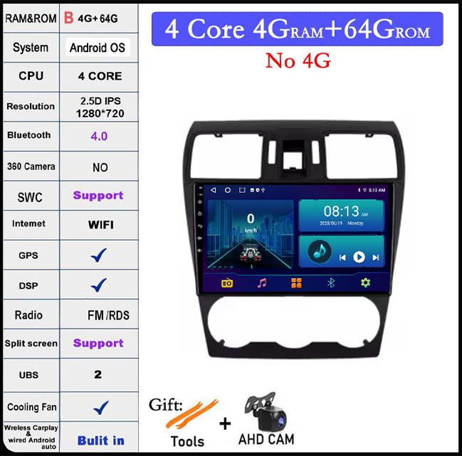 9 дюймов для Subaru Forester 4 SJ XV WRX 2012-2015 DSP Android 14 автомобильный радиоприемник мультимедиа видеоплеер навигация стерео GPS монитор