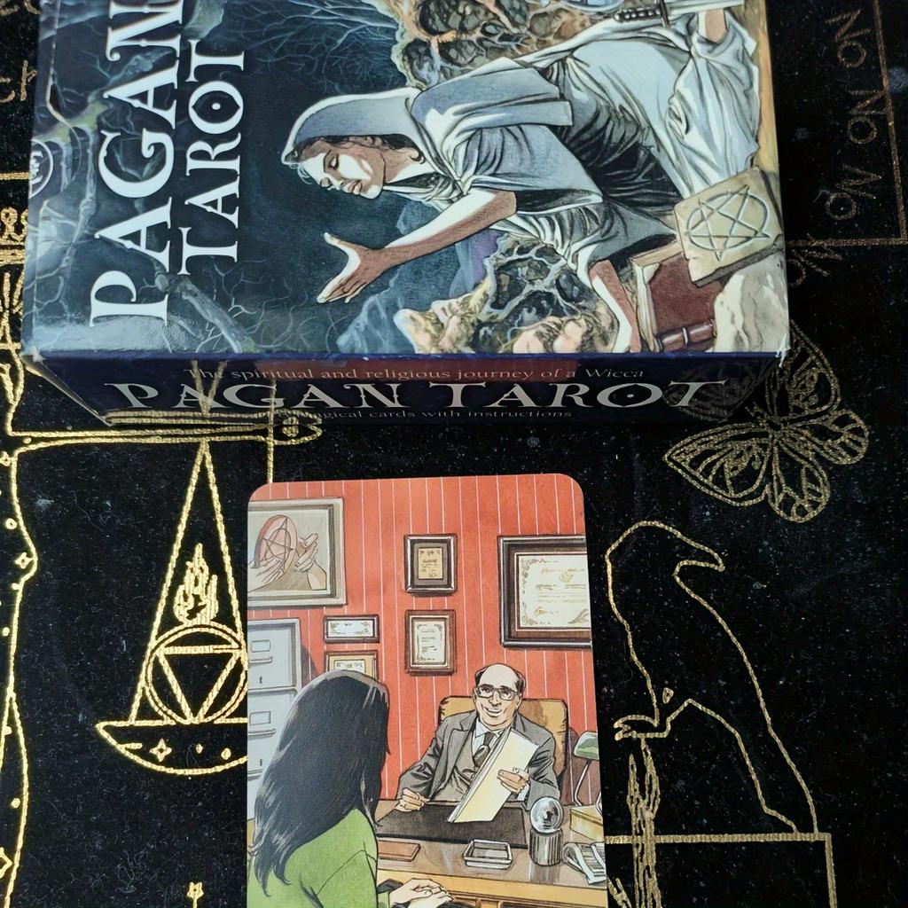 Языческие карты для чтения карт: Колода мистических гаданий для вечеринок — английское издание, возраст 14+ | Классическая настольная игра Oracle