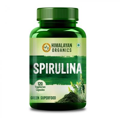 Спирулина (120 кап, 500 мг), Organic Spirulina,