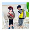 Children's Bag Printed Alphabet Shoulder Bag Cute Cartoon Baby Chest Bag Girls Crossbody Bag