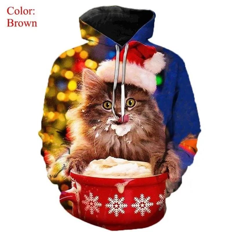 Веселые рождественские графические толстовки для мужчин 3D-принт снеговик толстовка смешной милый пуловер толстовки для взрослых детей толстовка большого размера