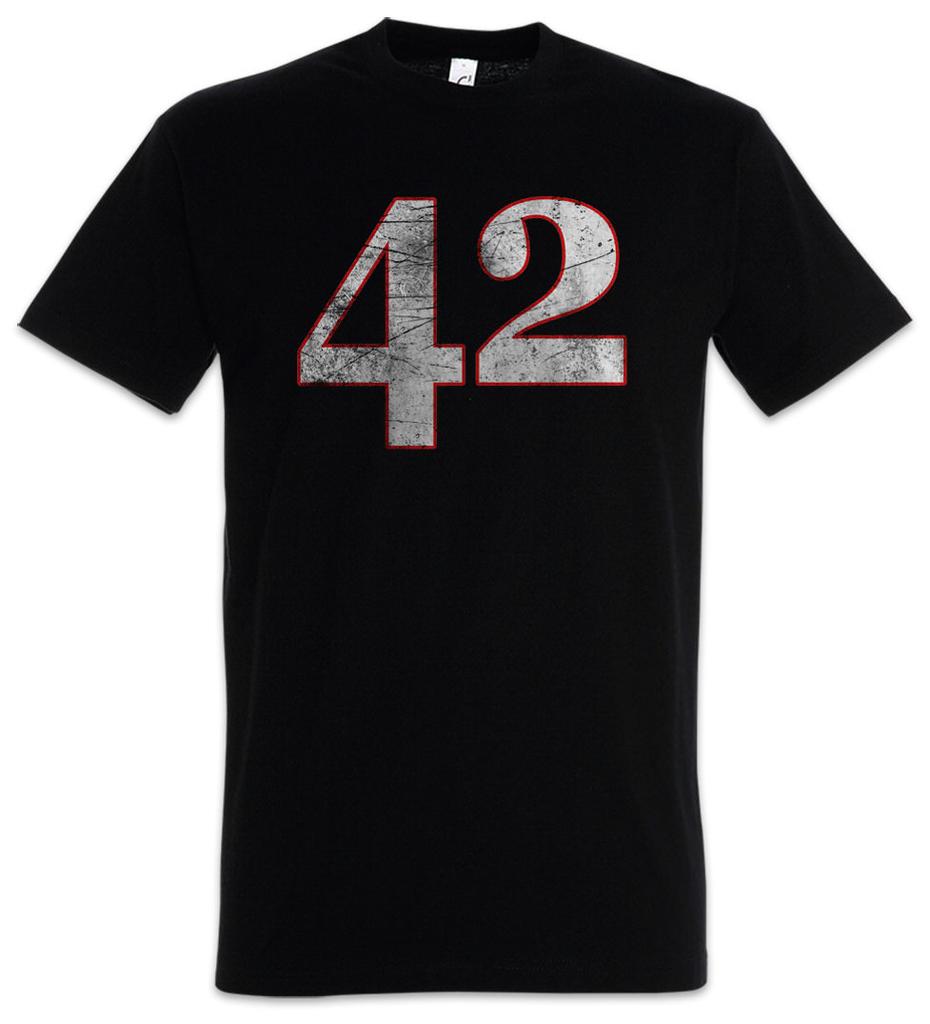 42 T-Shirt Mens Womens Tees Top The Hitchhiker's Number Guide to the Answer Galaxy Fun Geek Nerd