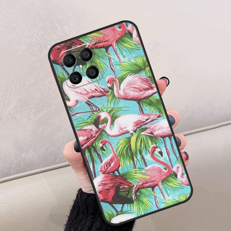 Розовый Красный Фламинго Для Honor Magic 8 7 5 6 Lite Чехол Для Honor 200 400 Pro X9d X9c X9b X9a X8c X8b 70 90 Win RT