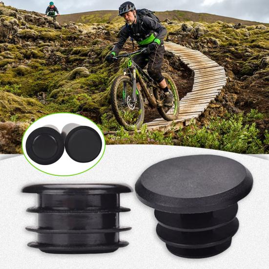 8Pcs/Set Bike Plug Solid Anti-Slip Replacement Mountain Bike Road Bicycle Handlebar Grip Plug for MTB