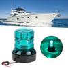 12V LED Navigation Light Waterproof Marine Boat Yacht All Round Anchor Lamp Green Shell