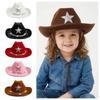 Rhinestone Summer Sun Hat Sparkling Kids Bucket Hat Cool Western Cowboy Hat  Dress-Up