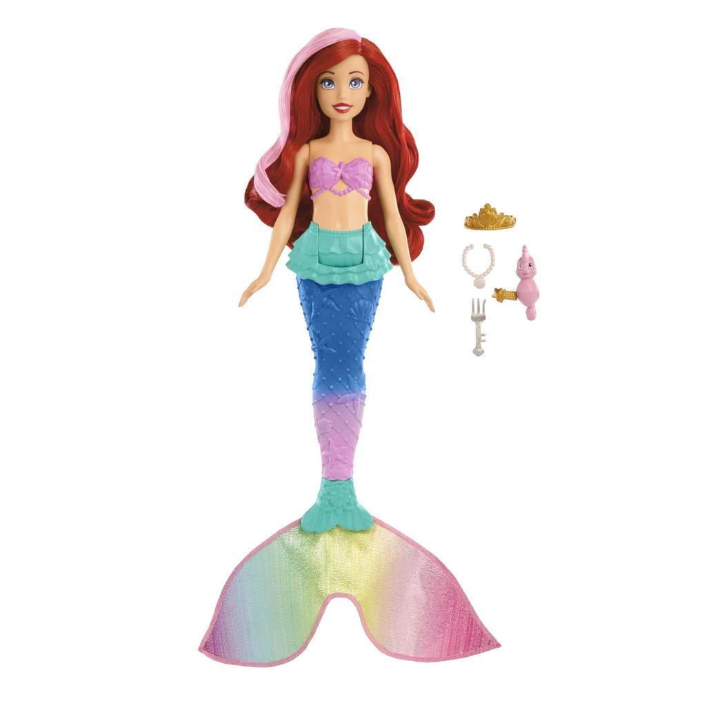 MATTEL Princess Ariel Move and Mermaid Years Old and HPD43 Disney/Disney Let's Play! [Doll / Doll] [Moveable Tail] [Dress-up Doll] [3 Over]