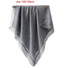 Fashion 100*100cm Square Scarf Solid Color Luxury Wraps Soft Sun-Protection Foulard Oversides Beach