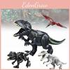 Захватывающий набор строительных блоков «Юрские динозавры», включающий птерозавров, тираннозавра рекса и трицератопса, для творческого обучения и веселых занятий