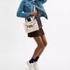 COACH Cargo 26 Printed zipper closure canvas Tote bag Tote bag shopping bag handbag medium size women's brass with natural multi-color
