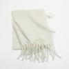 Autumn and Winter Solid Color Imitation Cashmere Beard Scarf Women's Versatile Shawl Scarf Light Luxury Style