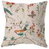 Flowers and butterflies throw pillow covers with digital printing of short plush fabric Carshaped sofa cushion Home decor