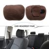 1Pair Car Headrest Maybach Design S Class Ultra Soft Pillow For Mercedes Benz Head Back Cushion Adjustable Car Neck Rest