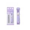 1Pc Creative Stapler Without Staples Creative Simplicity Candy Color Pusher A4 Paper Storage Clip Pusher Office/student Supplies