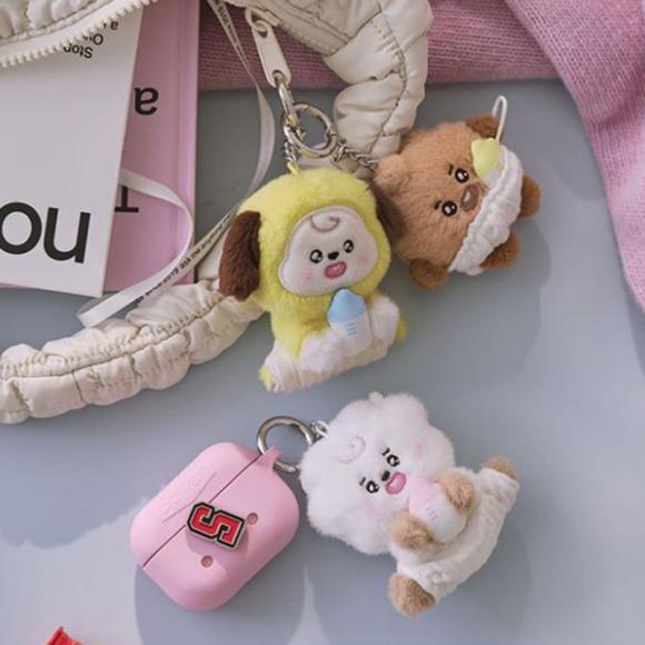 BT21 Брелок для ключей Baby Newborn Season 2 с плюшевой игрушкой (7 вариантов)