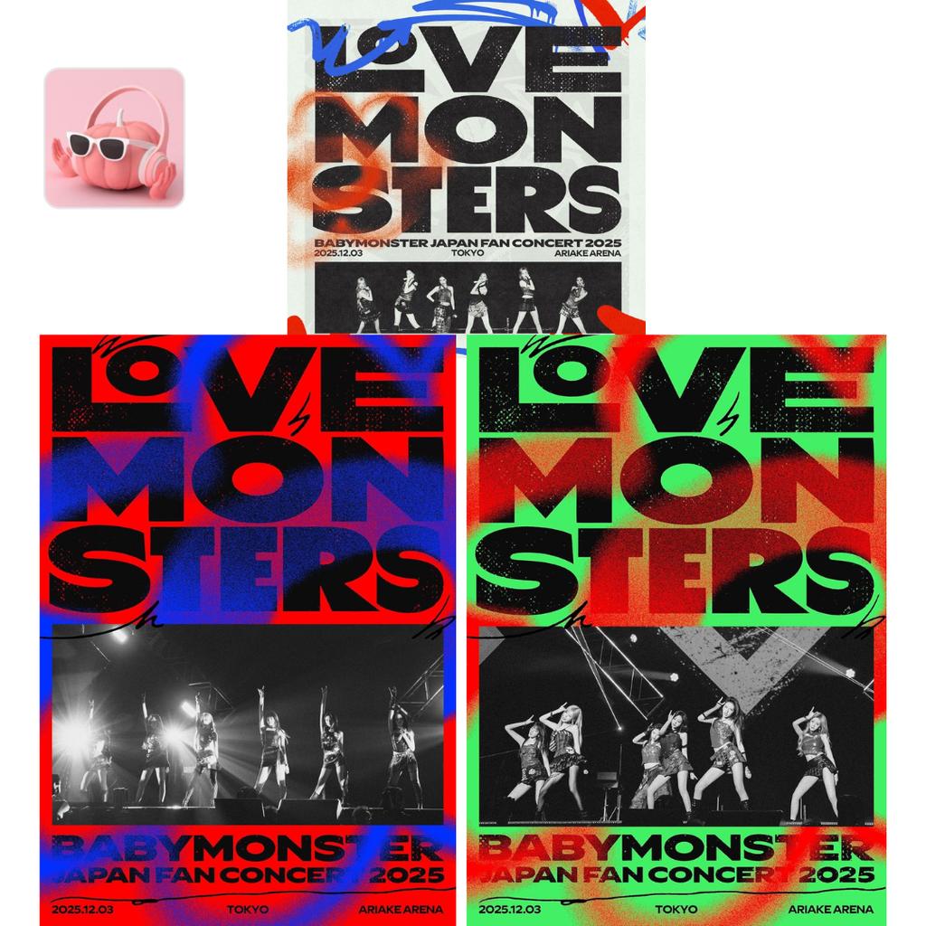 ПРЕДЗАКАЗ BABYMONSTER "LOVE MONSTERS" ЯПОНСКИЙ ФАН-КОНЦЕРТ 2025 ЗАПЕЧАТАННЫЙ CD Blu-ray