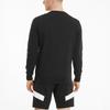 Puma Классический мужской свитер с логотипом и принтом, спортивный, с круглым вырезом, черный 531366-01