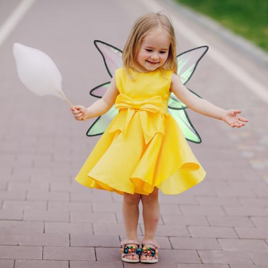 1 комплект волшебных крыльев, красочная пряжа, красивые крылья принцессы эльфа со звездой, реквизит для рождественских фотовечеринок