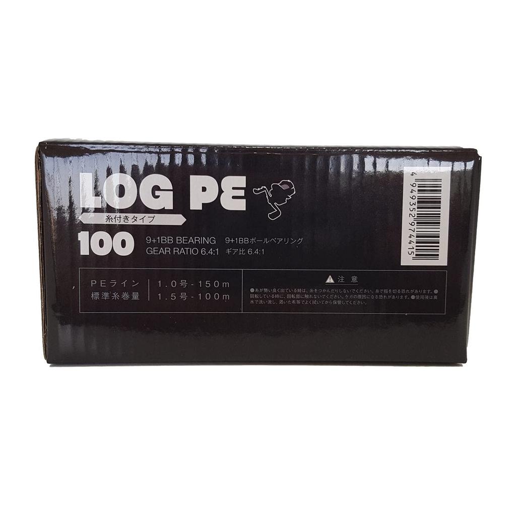 Glory Fish Baitcasting Reel Log 100PE Light Offshore Game with PE1 Line - 150m