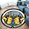 Pokemon Classic Character Collection Print Round Carpet Bedroom Living Room Mat Sofa Home Room Decor Rug Gift for Family Friends