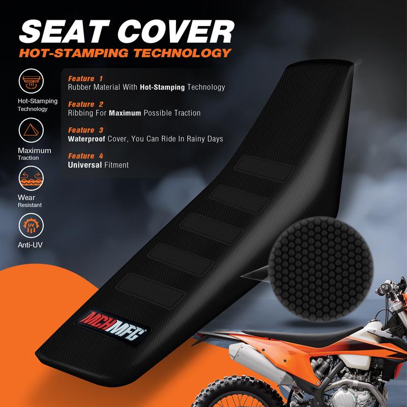 MCHMFG Gripper Seat Cover Waterproof Protection Antislip Apply For SXF EXC KXF CRF YZF WR TC TE Motorcycle Seat Cushion
