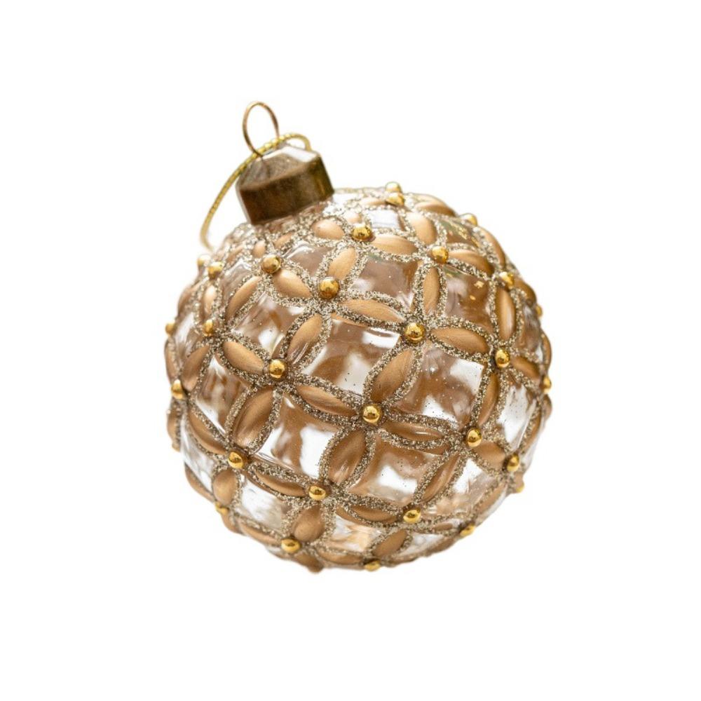 Рождественские стеклянные шары в корейском стиле 8 см Рождественские подвески на елку Разноцветный рождественский шар Новый год