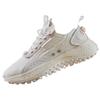 Li Ning CF Moon Shadow Shock Absorbing Non-Slip Wear-Resistant Low-Top Casual Shoes Women Sneaker Cloud-White AGLR158-2