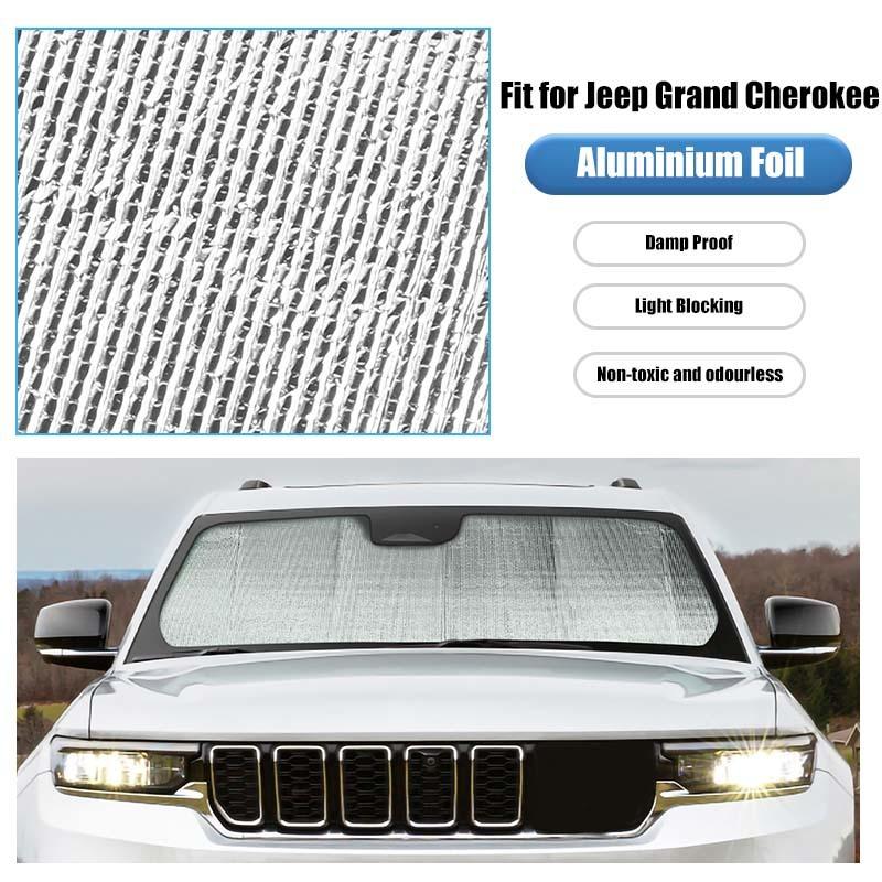 Подходит для Jeep Grand Cherokee 2022 года и выше, автомобильный передний солнцезащитный козырек на лобовое стекло, складной солнцезащитный козырек, аксессуары для интерьера автомобиля, 1 шт.