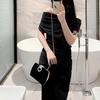 Клатч Вечерняя сумка Сумка для вечеринки Женская Осенне-зимняя Бархатная коробочка Сумка для ужина Блестящая отделка стразами Банкетная сумка