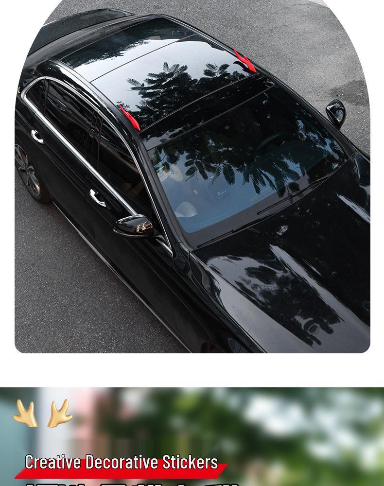 Универсальное украшение на крышу автомобиля в виде рога дракона: Креативная модификация плавника с динамической подсветкой для седана